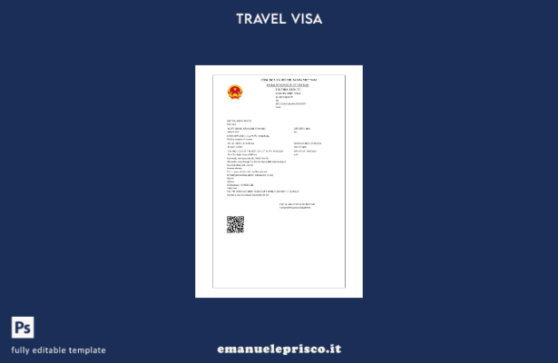 stile verificato Vietnam e visto in modello Word e Pdf